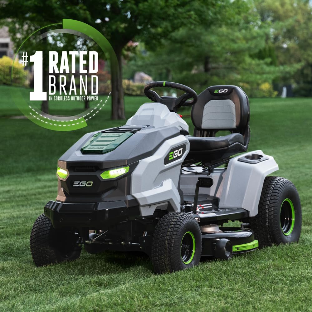 EGO Power+ Electric Riding Lawn Mower, 42" Deck Lawn Tractor - TR4204