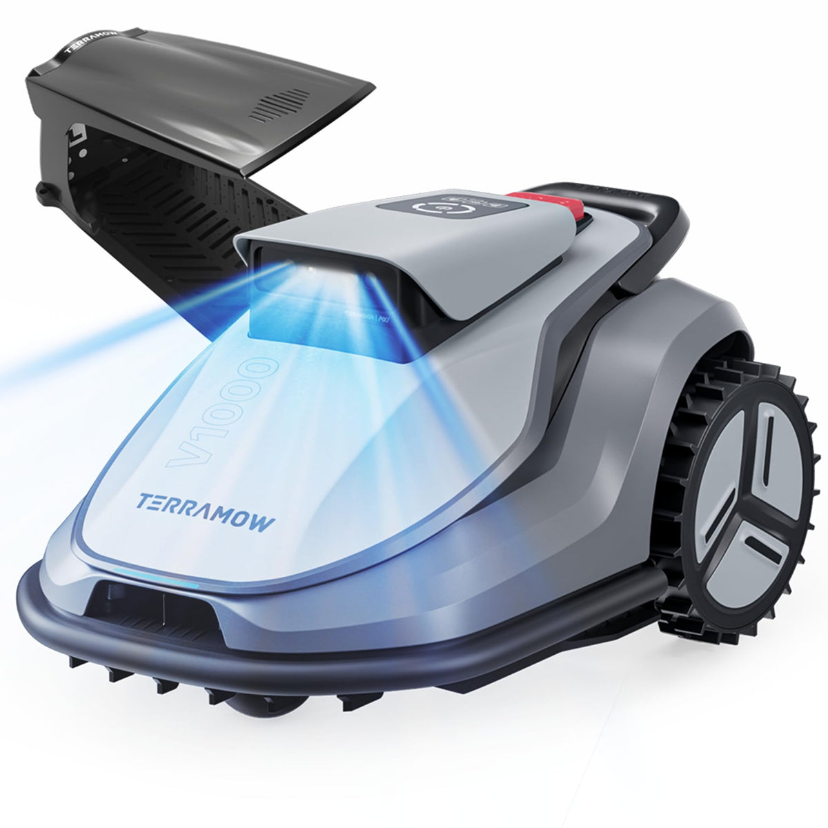TerraMow V1000 Robotic Lawn Mower, Max 0.3 Acre, No Wire/RTK, Auto Mapping