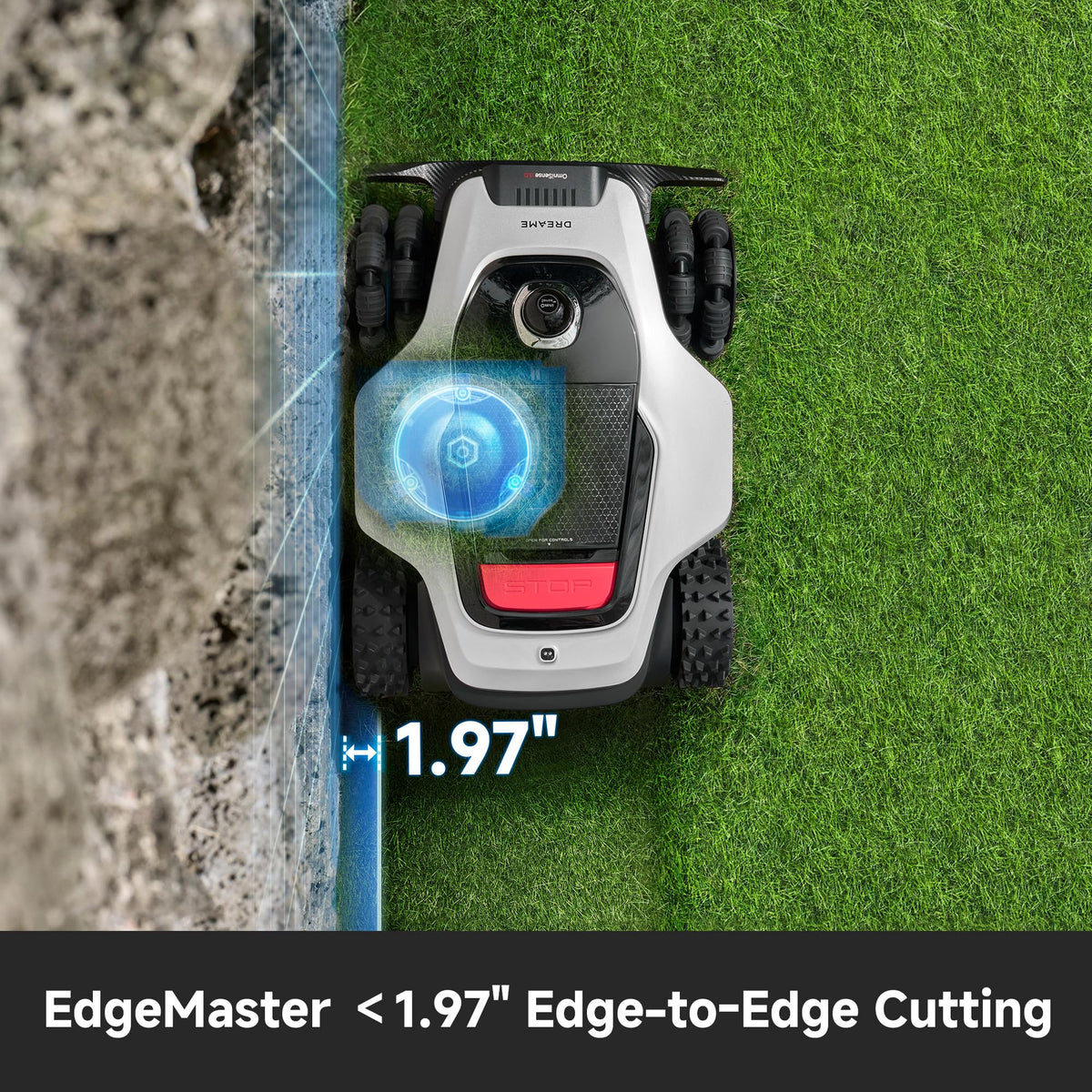 (Upgraded) DREAME A3 AWD 1000 LiDAR Robot Lawn Mower, 45-Min Fast Charge